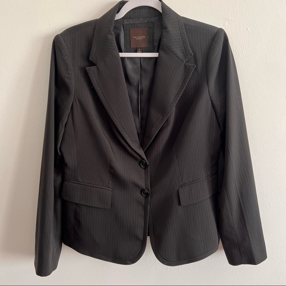 THE LIMITED Pinstripe Blazer (Sz 10)